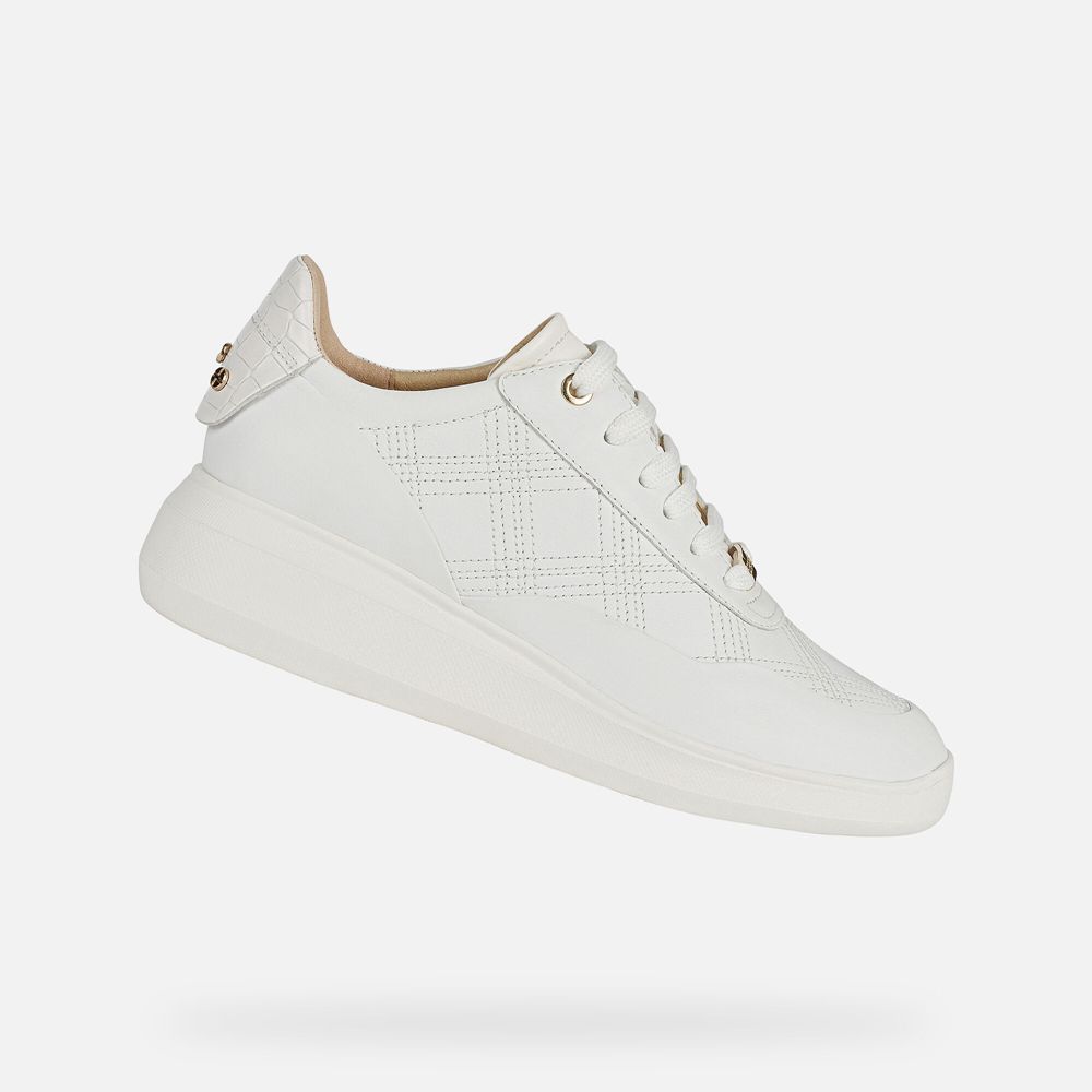 Basket Geox Rubidia - Blanche - Femme 301295-HMZ